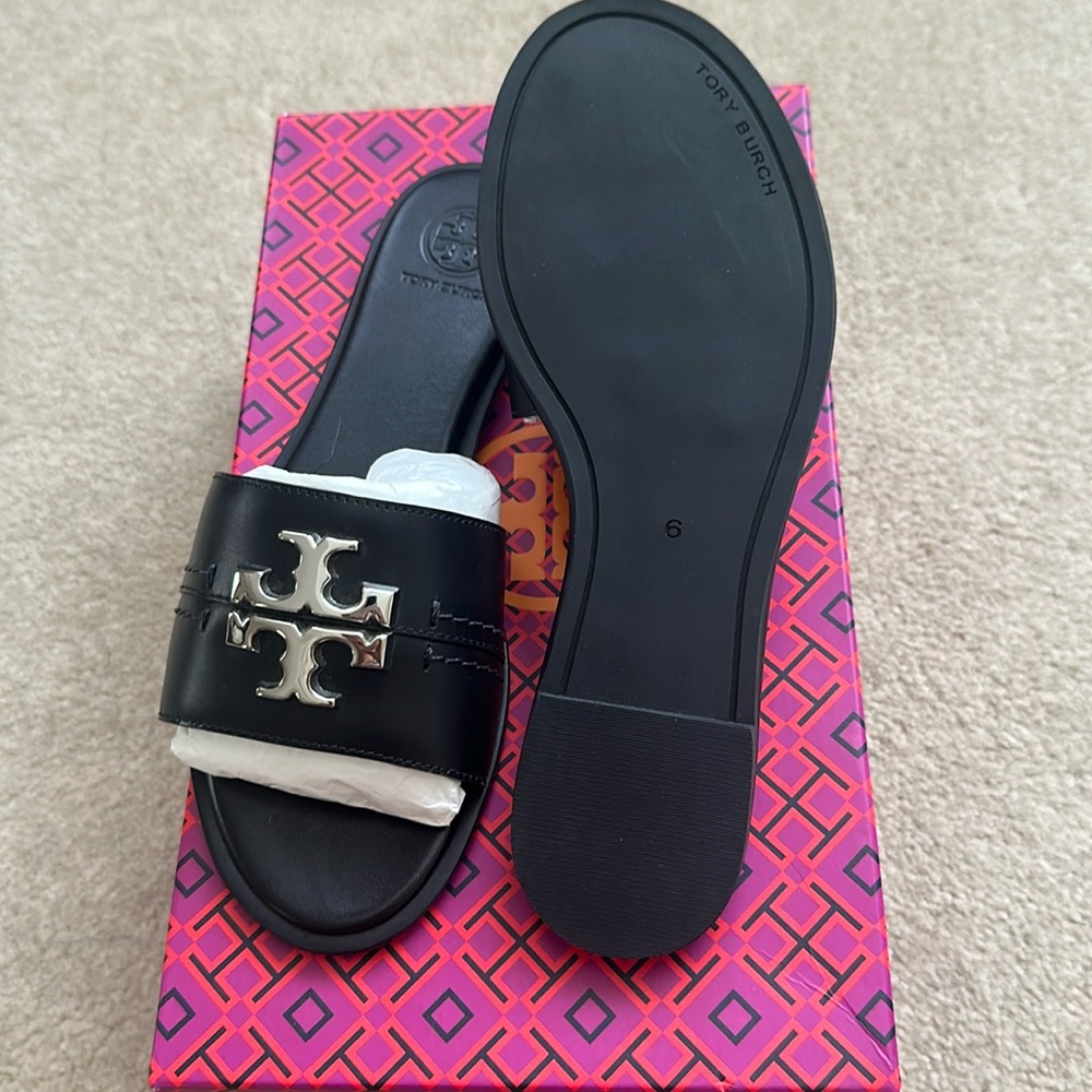 NWT Tory Burch EVERLY Slide/calf leather - Picture 6 of 9